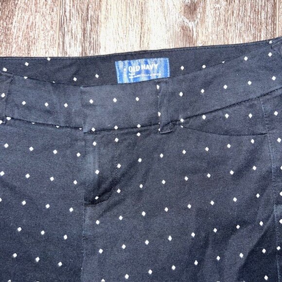 Old Navy Sz 2 Black Diamond Pixie Ankle Mid Rise Skinny Stretch Dress Pants - Picture 2 of 5
